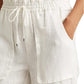 Calça Ralph Lauren Feminina de Linho Branca