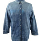 Camisa feminina plus size Lauren Ralph Lauren com estampa de respingos de tinta, azul, tamanho 3X