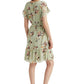 Vestido Ralph Lauren Feminino Floral Crinkled Georgette Verde Tamanho 12
