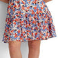 Vestido Ralph Lauren Feminino Floral Crinkled Georgette Azul Tamanho 12