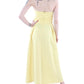 Vestido de coquetel sem alças amarelo florido Lauren Ralph Lauren feminino tamanho 10