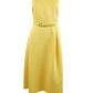 Vestido de coquetel sem alças amarelo florido Lauren Ralph Lauren feminino tamanho 10