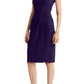 Vestido Ralph Lauren Feminino Crepe Ombro a Ombro Roxo Tamanho 8