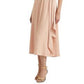 Vestido Halter Georgette Feminino Ralph Lauren Rosa Tamanho 14