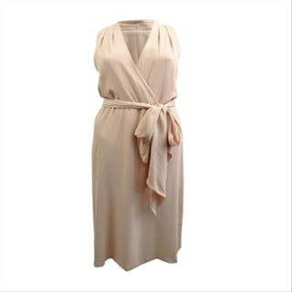 Vestido Halter Rosa Claro Feminino Lauren Ralph Lauren Tamanho 8