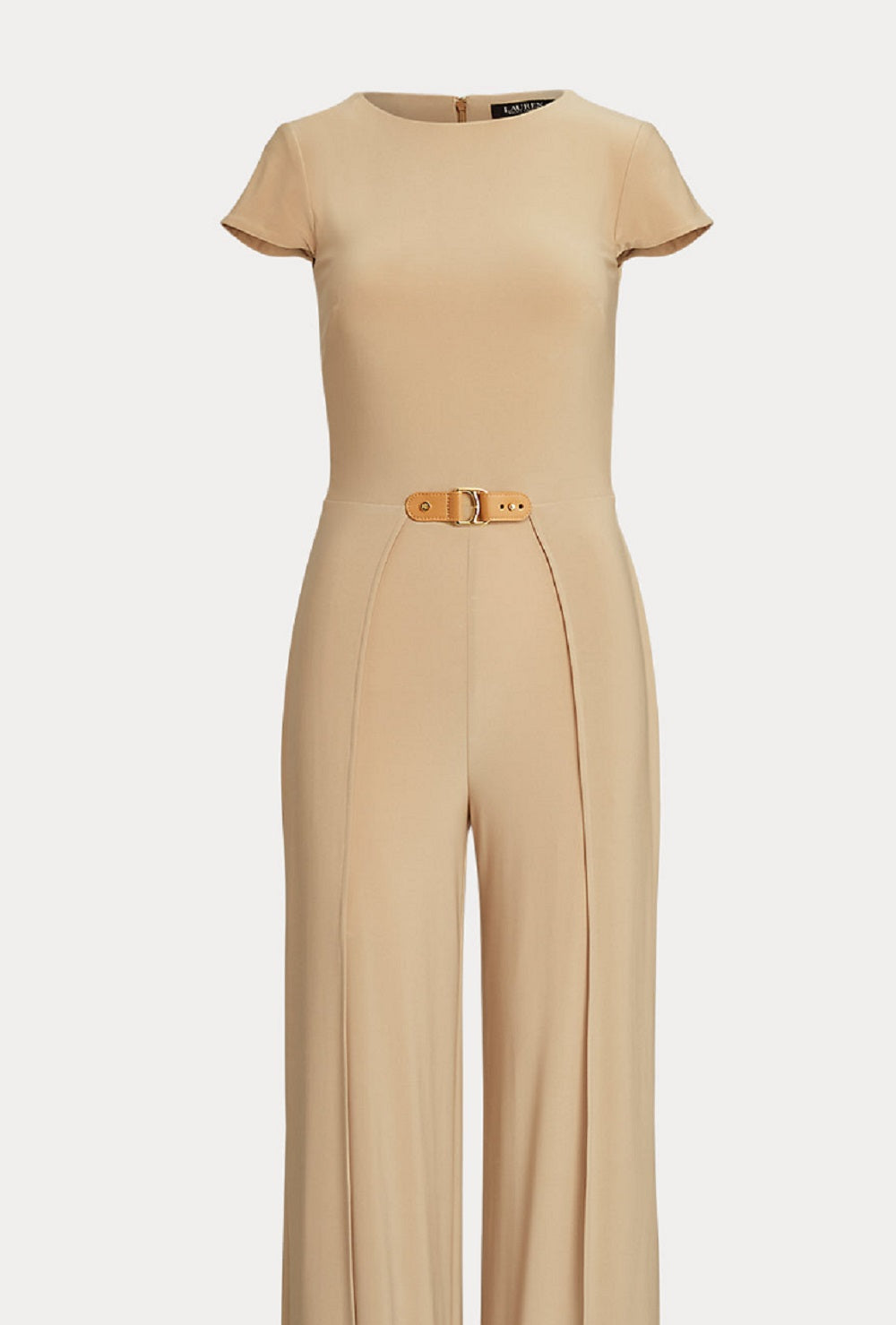 Macacão Ralph Lauren Feminino com Fivela e Acabamento Marrom Tamanho 16