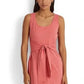 Vestido Ralph Lauren Feminino Sem Mangas em Jersey Vermelho Tamanho 16