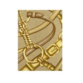 Blusa feminina com decote canoa e estampa equestre Lauren Ralph Lauren, bege, vários tamanhos M