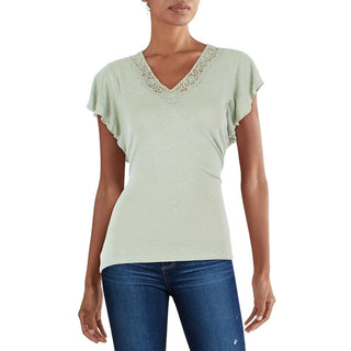 Camiseta Ralph Lauren Feminina Manga Flutter Verde Tamanho XXG