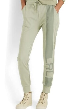 Calça jogger feminina French Terry Ralph Lauren verde tamanho G