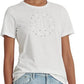 Camiseta Ralph Lauren Feminina com Logo e Ilhós, Branca, Tamanho XG