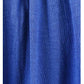 Ralph Lauren Blusa de malha feminina com ilhós e mangas curtas, azul, tamanho 2X
