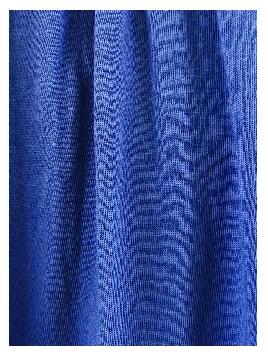 Ralph Lauren Blusa de malha feminina com ilhós e mangas curtas, azul, tamanho 2X