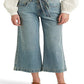 Calça jeans cropped feminina Ralph Lauren, azul, tamanho 14