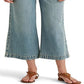 Calça jeans cropped feminina Ralph Lauren, azul, tamanho 14