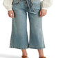 Calça jeans cropped feminina Ralph Lauren, azul, tamanho 6