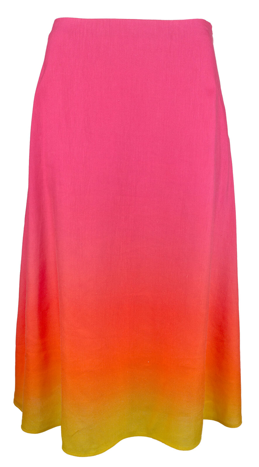 Saia midi Ralph Lauren feminina com decote em V e mangas curtas, rosa, tamanho 6