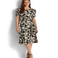 Vestido Ralph Lauren Feminino Estampado Bubble Crepe Branco Tamanho 10