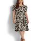 Vestido Ralph Lauren Feminino Estampado Bubble Crepe Branco Tamanho 4