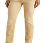 Calça jeans reta Ralph Lauren feminina, cintura média, marrom, tamanho 10