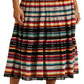 Saia Ralph Lauren Feminina Listrada Crinkle Georgette Preta Tamanho 10