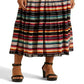 Saia Ralph Lauren Feminina Listrada Crinkle Georgette Preta Tamanho 10