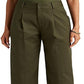 Calça Ralph Lauren Feminina Dupla Face de Algodão Elástico Verde Tamanho 4