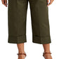 Calça Ralph Lauren Feminina Dupla Face de Algodão Elástico Verde Tamanho 4