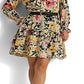 Vestido Ralph Lauren Feminino Floral Algodão Voile Amarelo Tamanho 6