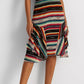 Vestido Ralph Lauren Feminino Listrado Crinkle Georgette Sem Mangas Preto Tamanho 6