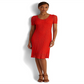 Vestido Ralph Lauren Pointelle Manga Curta Feminino Laranja Tamanho Pequeno