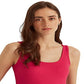 Camiseta regata feminina Ralph Lauren de algodão misto rosa tamanho pequeno