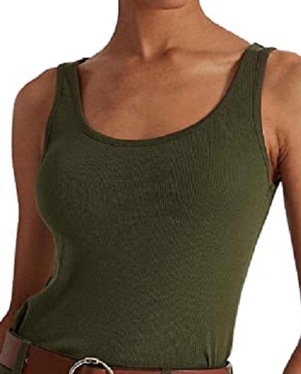 Regata Ralph Lauren Feminina de Algodão Misto Verde Tamanho Grande