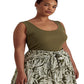 Regata Ralph Lauren Feminina de Algodão Elástico Verde Tamanho 3X