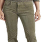 Calça Ralph Lauren Feminina Veludo Cotelê Cintura Média Reta Verde Tamanho 16