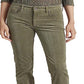 Calça Ralph Lauren Feminina Veludo Cotelê Cintura Média Reta Verde Tamanho 4
