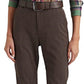 Calça Jodhpur espinha de peixe feminina Ralph Lauren, marrom, tamanho 10