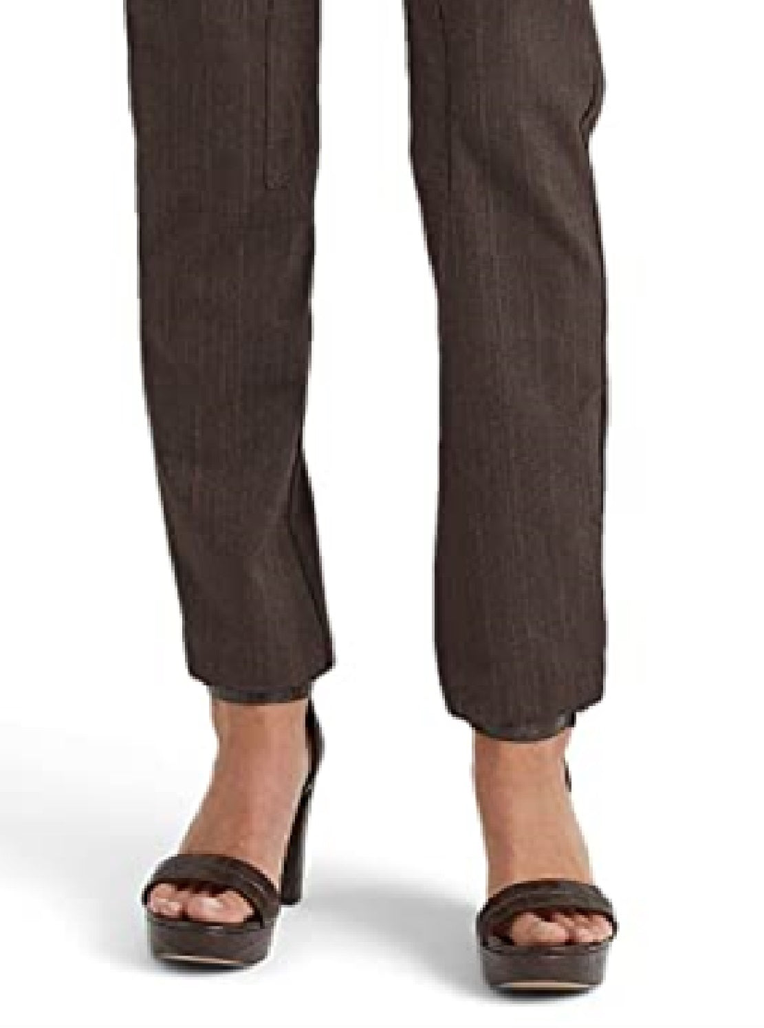 Calça Jodhpur espinha de peixe feminina Ralph Lauren, marrom, tamanho 10