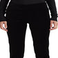 Calça skinny de veludo elástico Ralph Lauren feminina, preta, tamanho 8