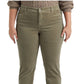 Calça Ralph Lauren Feminina Veludo Cotelê Cintura Média Reta Verde Tamanho 22W