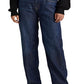 Calça Jeans Ralph Lauren Feminina Cintura Alta Relaxed Straight Azul Tamanho 16