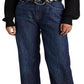 Calça Jeans Ralph Lauren Feminina Cintura Alta Relaxed Straight Azul Tamanho 16