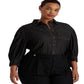 Blusa Ralph Lauren Feminina Jeans Manga Longa Preta Tamanho 2X