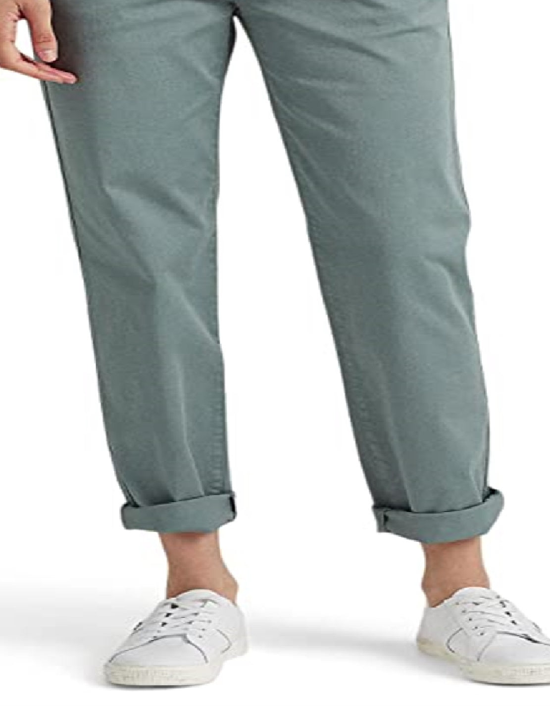 Calça Chino Slim Fit Stretch Ralph Lauren Feminina Azul Tamanho 12