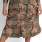 Camisa feminina Ralph Lauren xadrez sarja marrom tamanho 6