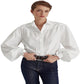 Camisa Ralph Lauren Feminina de Algodão com Manga Larga e Tecido Grosso, Branca, Tamanho X-G