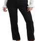 Calça Ralph Lauren Feminina Listrada Lateral de Lã Crepe Preta Tamanho 14