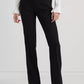 Calça Ralph Lauren Feminina Listrada Lateral de Lã Crepe Preta Tamanho 4