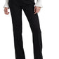 Calça Ralph Lauren Feminina Listrada Lateral de Lã Crepe Preta Tamanho 8