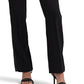 Calça Ralph Lauren Feminina Listrada Lateral de Lã Crepe Preta Tamanho 8